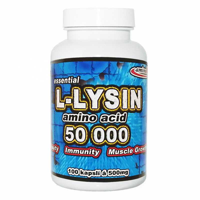 L-Lysin 50000 - imunita, tvorba kolagenu, hojení úrazů, svaly