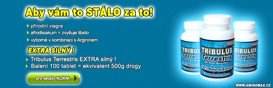 BLEK FRAJDEJ :)  Tribulus terrestris extra silný 2+1 zdarma